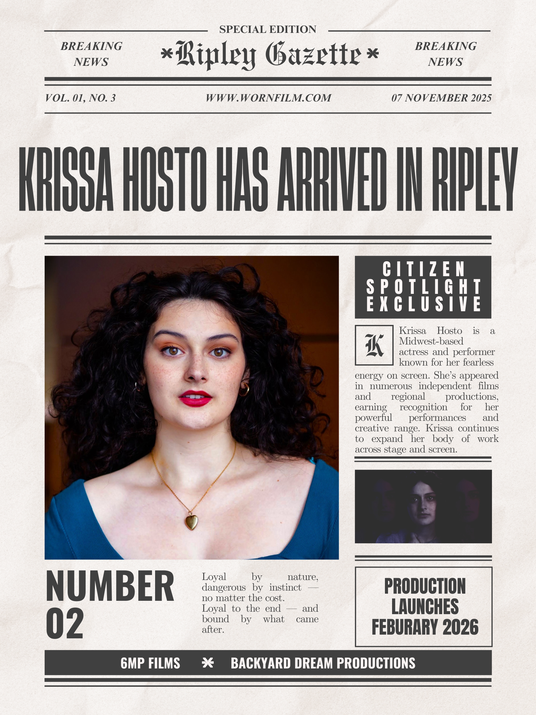 Krissa Hosto as #2